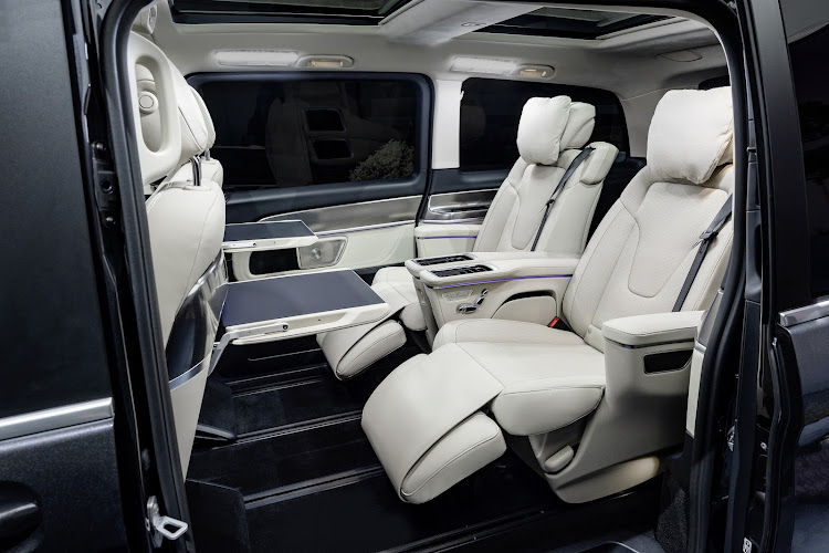 The business end of the V-Class gets new seats and more electrification. Picture: SUPPLIED