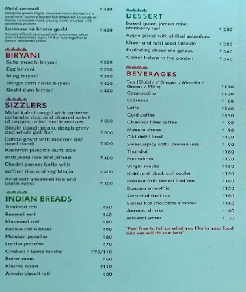 Maraasih menu 