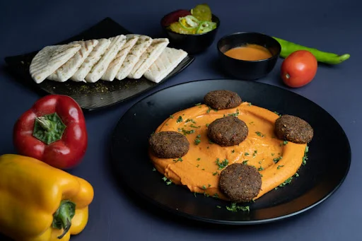 Signature Hummus With Falafel Platter