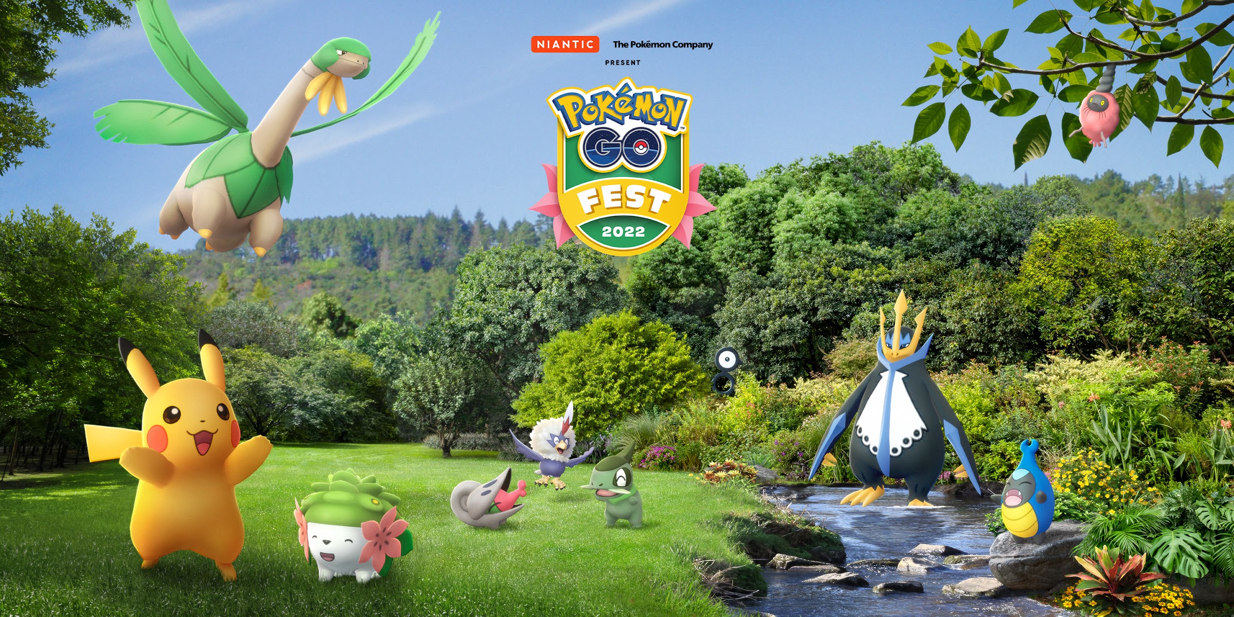 Pokémon GO on X: In celebration of #PokemonGOFest2022 and Shaymin's debut  in Pokémon GO, a Pikachu wearing a special Shaymin-inspired Gracidea flower  costume is appearing! 🌺 You can encounter it in the