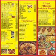 Abbas Chinese Centre menu 1