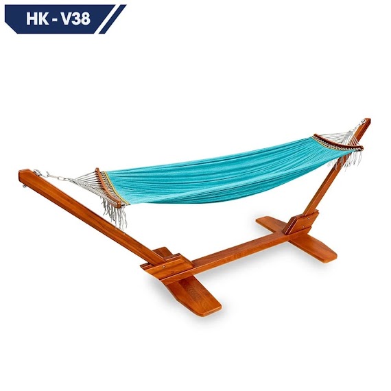 Khung Võng Gỗ Sồi Tự Nhiên Hakawa Hk - V38 - (Không Vó Lưới Võng)