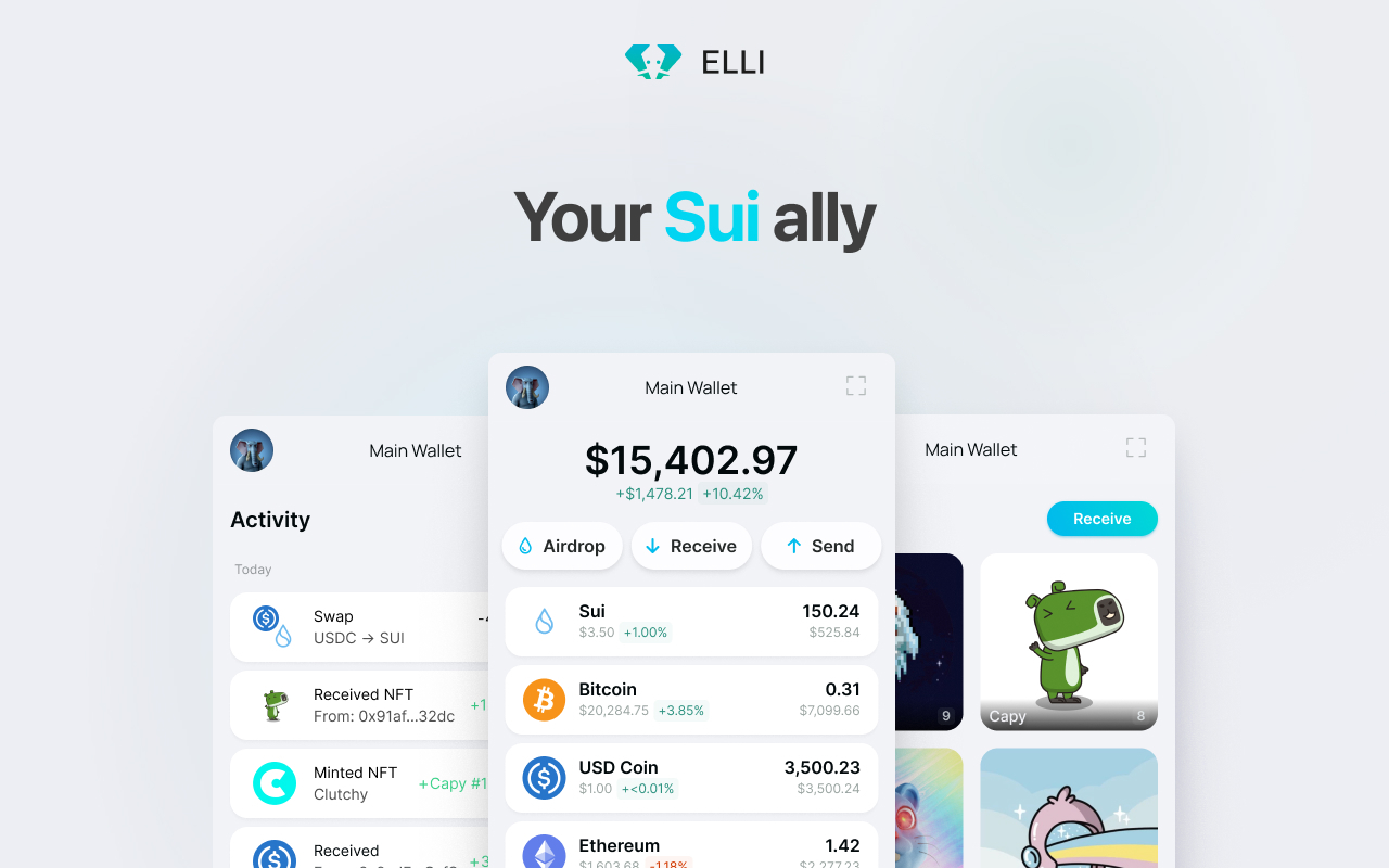 Elli - Sui Wallet Preview image 2