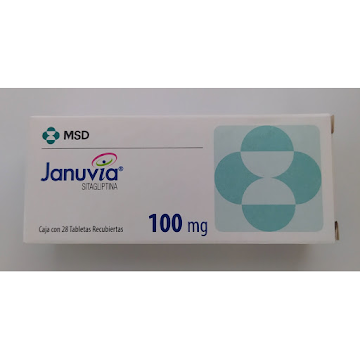 Januvia Sitagliptina 100 mg MSD Caja x 28 Tabletas  