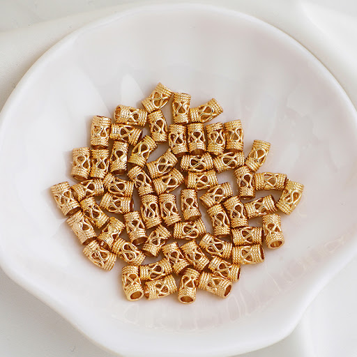 Title 1, 14K Gold-plated Color Retention Hollow W Elbow ...