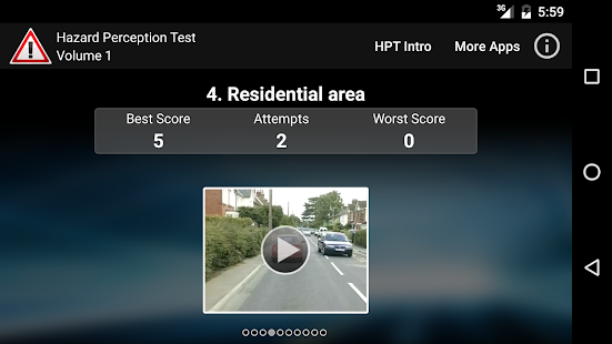 Hazard Perception Test Vol 1: DVSA Hazard Clips(圖4)-速報App