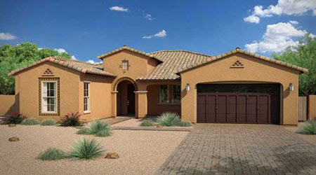 Turquoise floor plan New Construction Homes by Maracay Homes in Hawthorn Manor Chandler AZ 85249