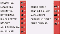 Nagauri Chai Tea & Bun Maska menu 1
