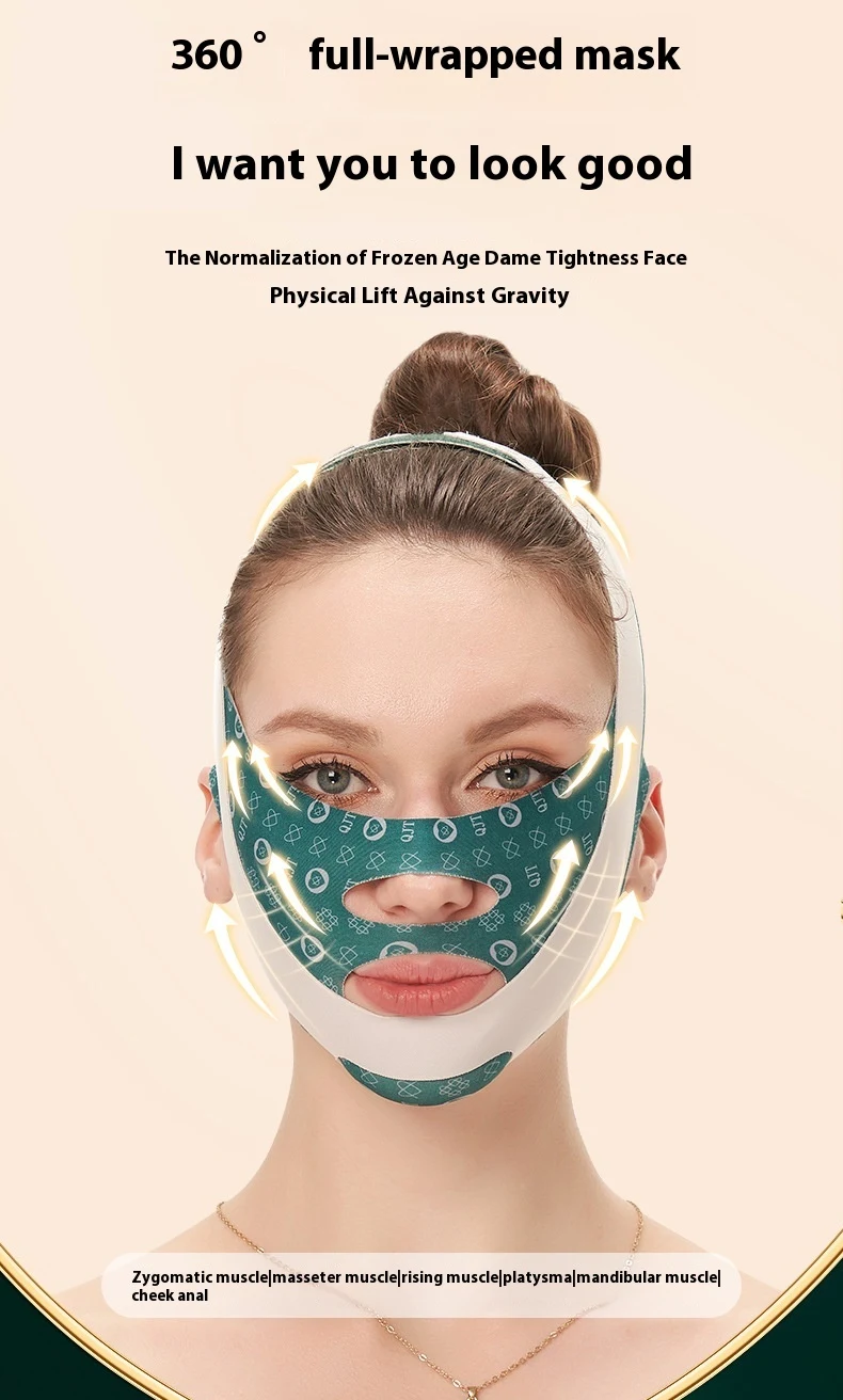 Title 4, V Face Bandage Yüz Germe, Çift Çene Şekillendir...