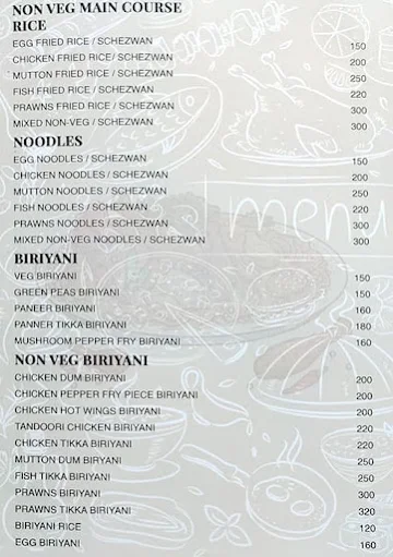 Biryaniwala menu 