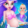 Mermaid Mom & Baby Care Game icon