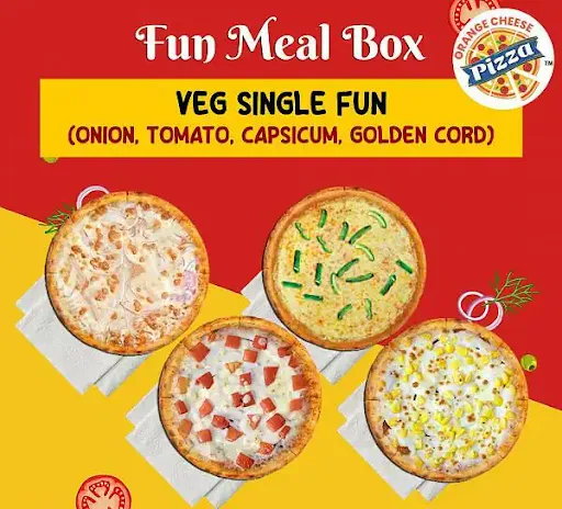 Veg Single Fun Meal Box Of 4 Pizzas