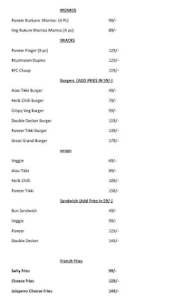 Kabul Express menu 1