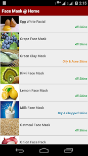 Lastest Homemade Face Masks APK