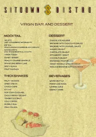 Sit Down Bistro menu 3