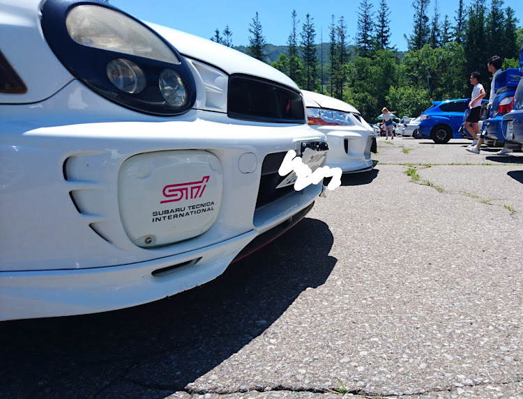 インプレッサ WRXのレッドメモリー・エムズガレージ・ランエボ・インプレッサ・志賀高原ツーリングオフ会に関するカスタム事例の投稿画像1枚目