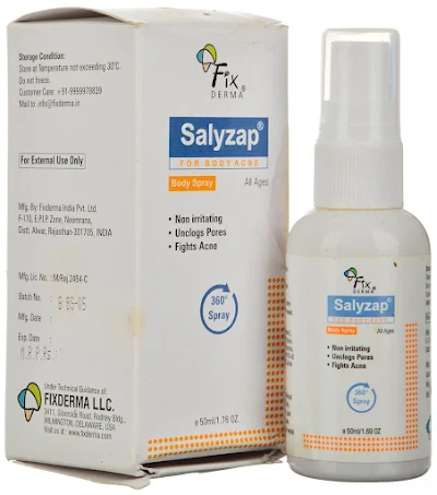 Fixderma Salyzap Body Acne Spray - 50 gm