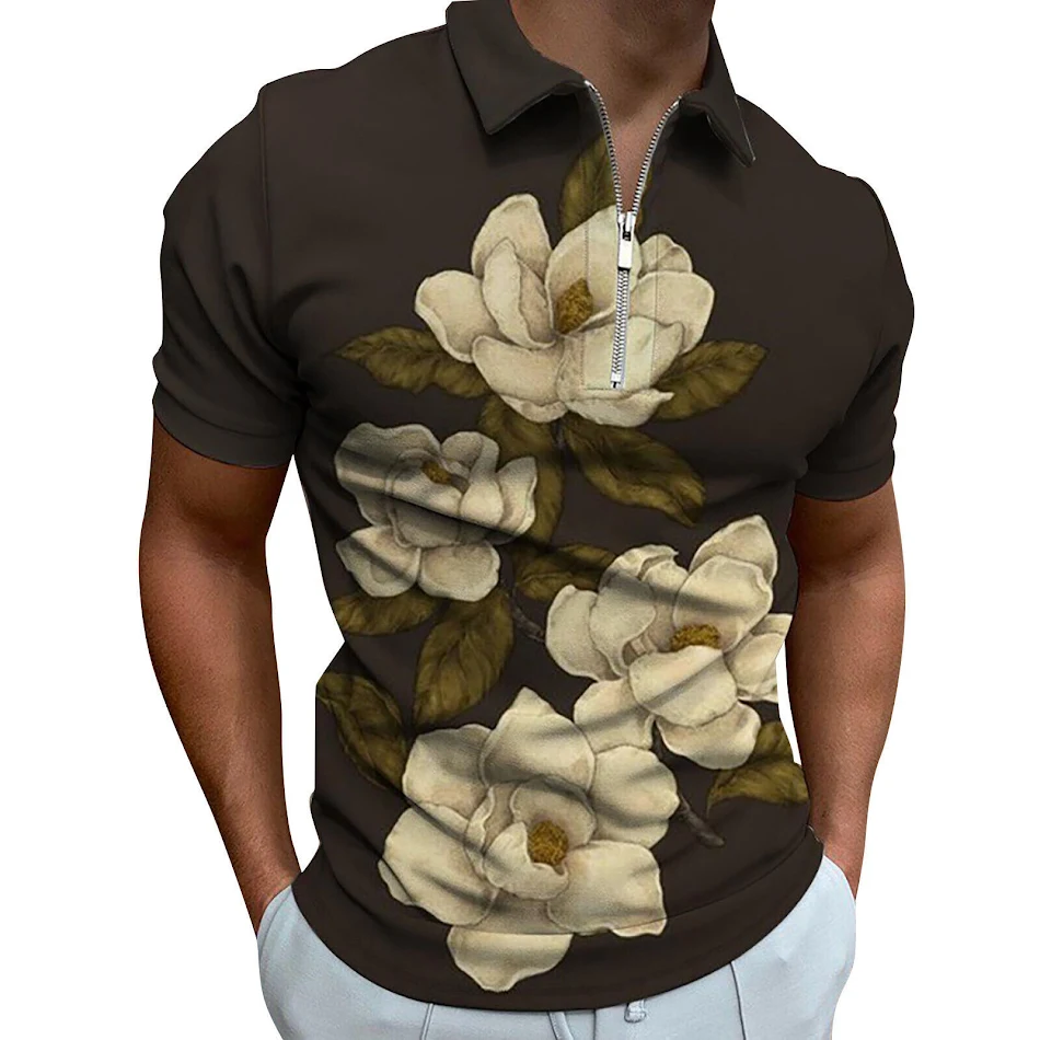 Pull à revers et manches courtes pour homme, idéal pour l'extérieur. Confort et style pour vos activités en plein air, parfait pour l'été.