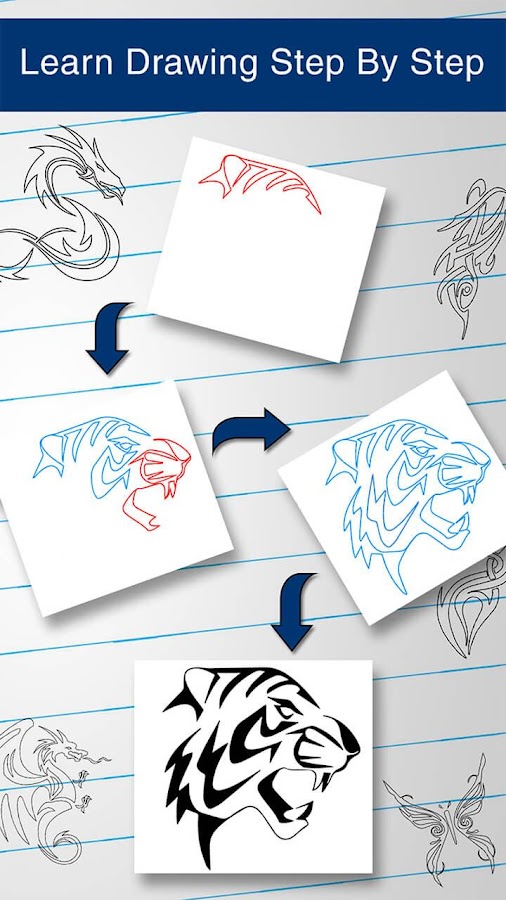 How to Draw Tattoos - Android Apps on Google Play