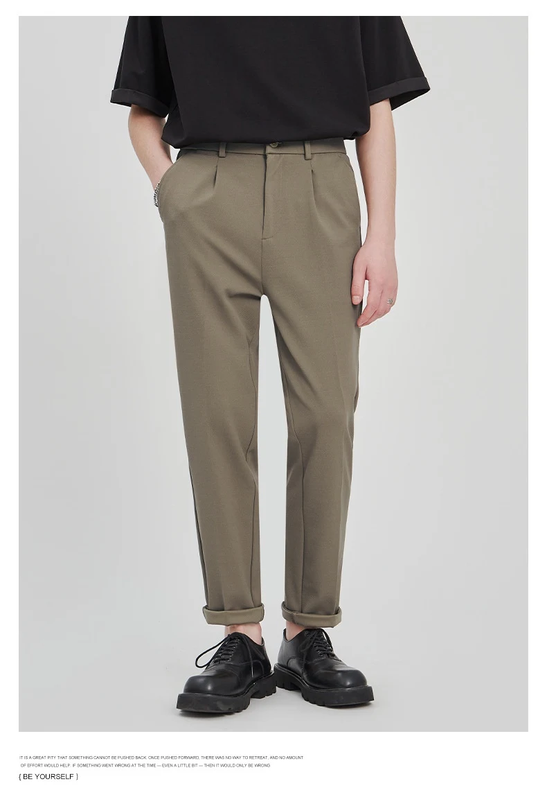 Title 6, Mens Business Slim-Fitting Ankle Length Trouse...