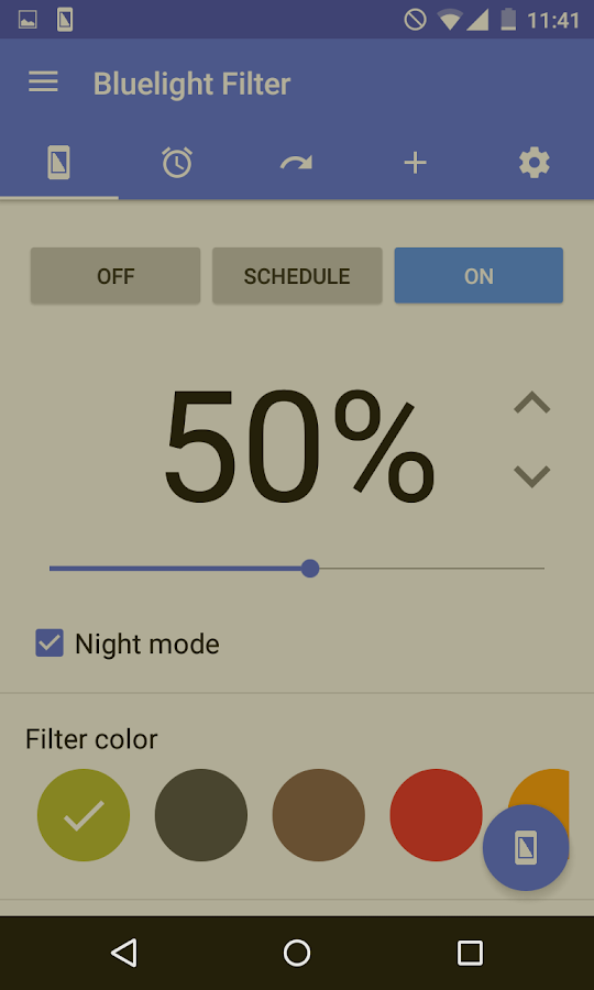    Bluelight Filter for Eye Care- screenshot  