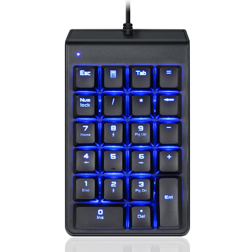 Title 1, K22 Mechanical Numeric Keypad with 22 Keys boos...