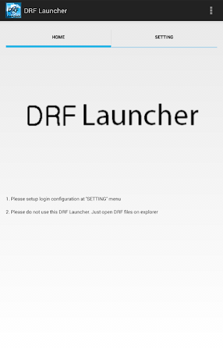 DRF Launcher