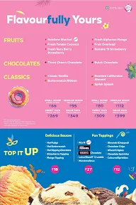 Baskin Robbins menu 1