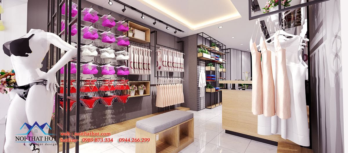 thiết kế shop đồ ngủ chuyên nghiệp