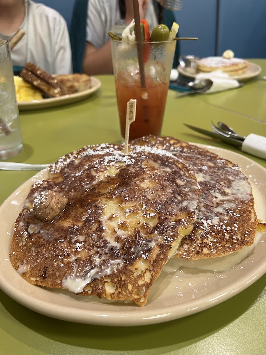 Pineapple upside down pancake