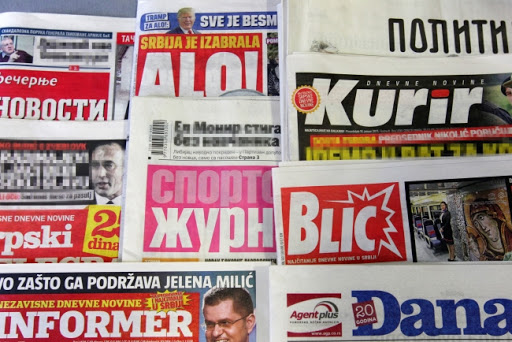 Naslovna strana za petak, 24. avgust 2018. godine 