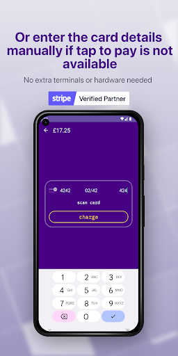 Screenshot Paid - Tap to pay with Stripe