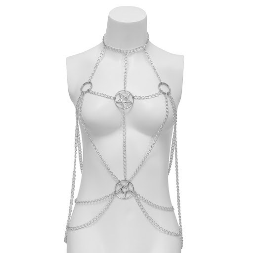Title 1, Alloy Star Hand Hanging Buckle Body Chain for a...