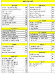 The Coffee House menu 1