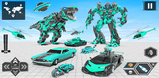 Dino Car Transform Robot Game