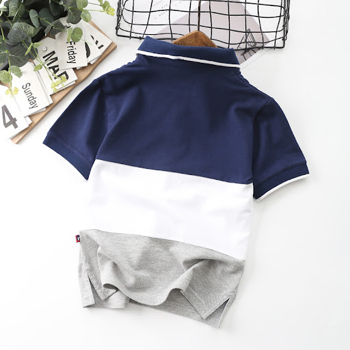 Title 2, Lapel T-shirt for Men Casual Style with Collar ...