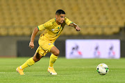 Keagan Dolly during a match between Bafana Bafana and Namibia at Royal Bafokeng Stadium on October 8 2020 in Rustenburg.