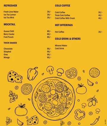 Sws Veg Pizzaria menu 