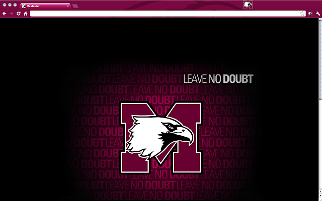 McMaster University Theme chrome extension