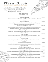 Pizza Rossa menu 1