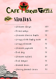 Cafe Tokyo Grill menu 1