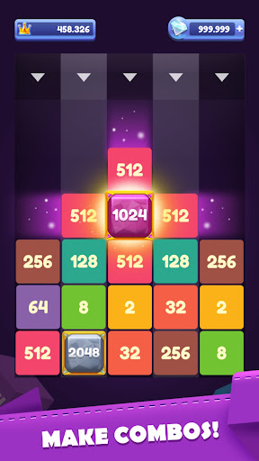 Number Drop: 2048 Merge Blocks