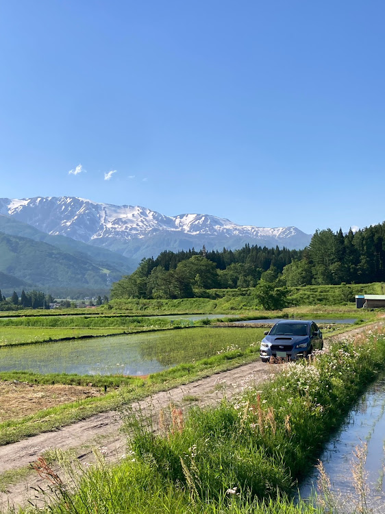 レヴォーグの白馬村・BBS RI-A・６月もよろしくお願いします・ドライブ・街灯の下の愛車に関するカスタム事例の投稿画像3枚目