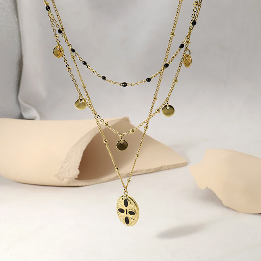 Title 7, Womens Fashionable Elegant Oil Dripping Oval P...