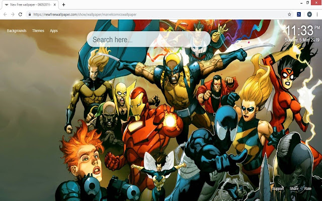 マーベルコミックスのhdの壁紙new Tab Theme