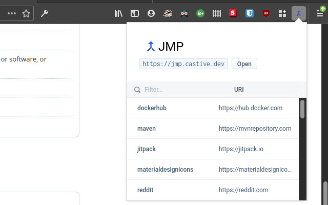 JMP chrome extension