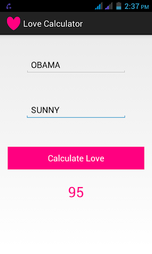 Real Love Calculator 2015