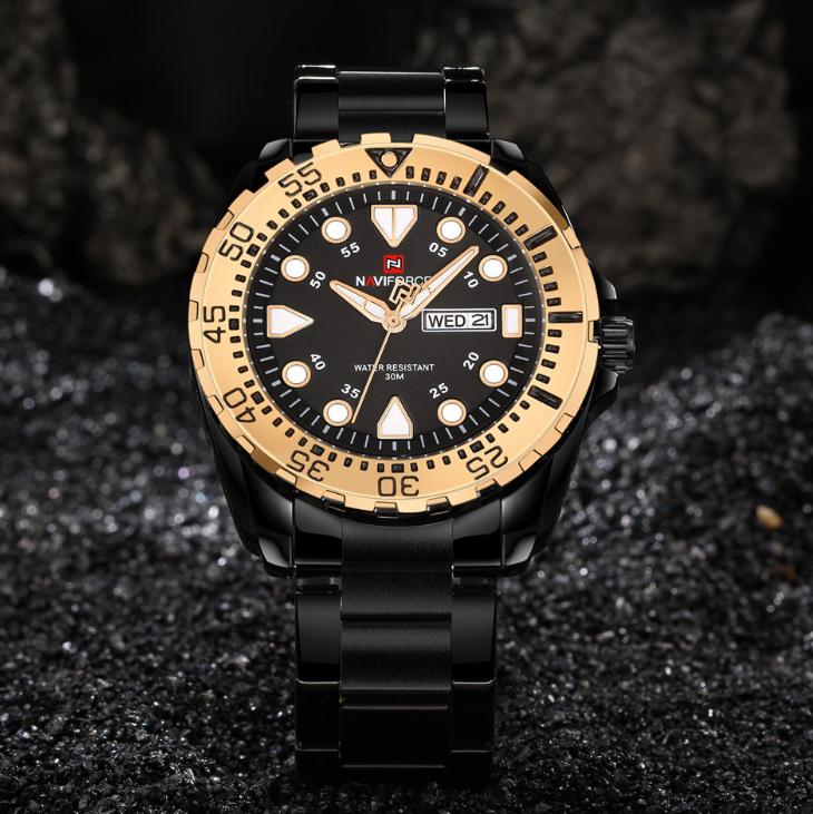 Reloj deportivo NAVIFORCE Xiang 9105 para hombre, resistente al agua, con doble pantalla LED, multifunción y movimiento de cuarzo. Perfecto para deportes y uso diario.