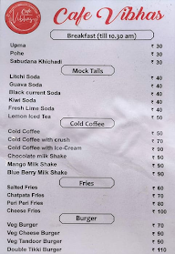 Cafe Vibhas menu 3