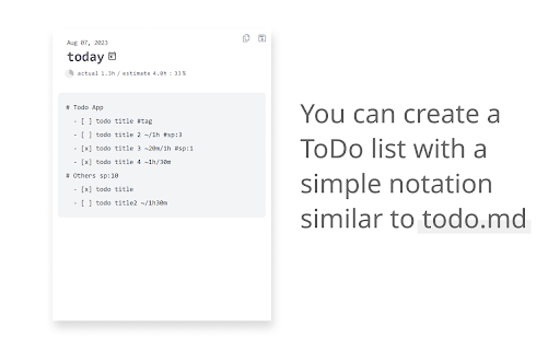 TLT : ToDo List & Time Tracking